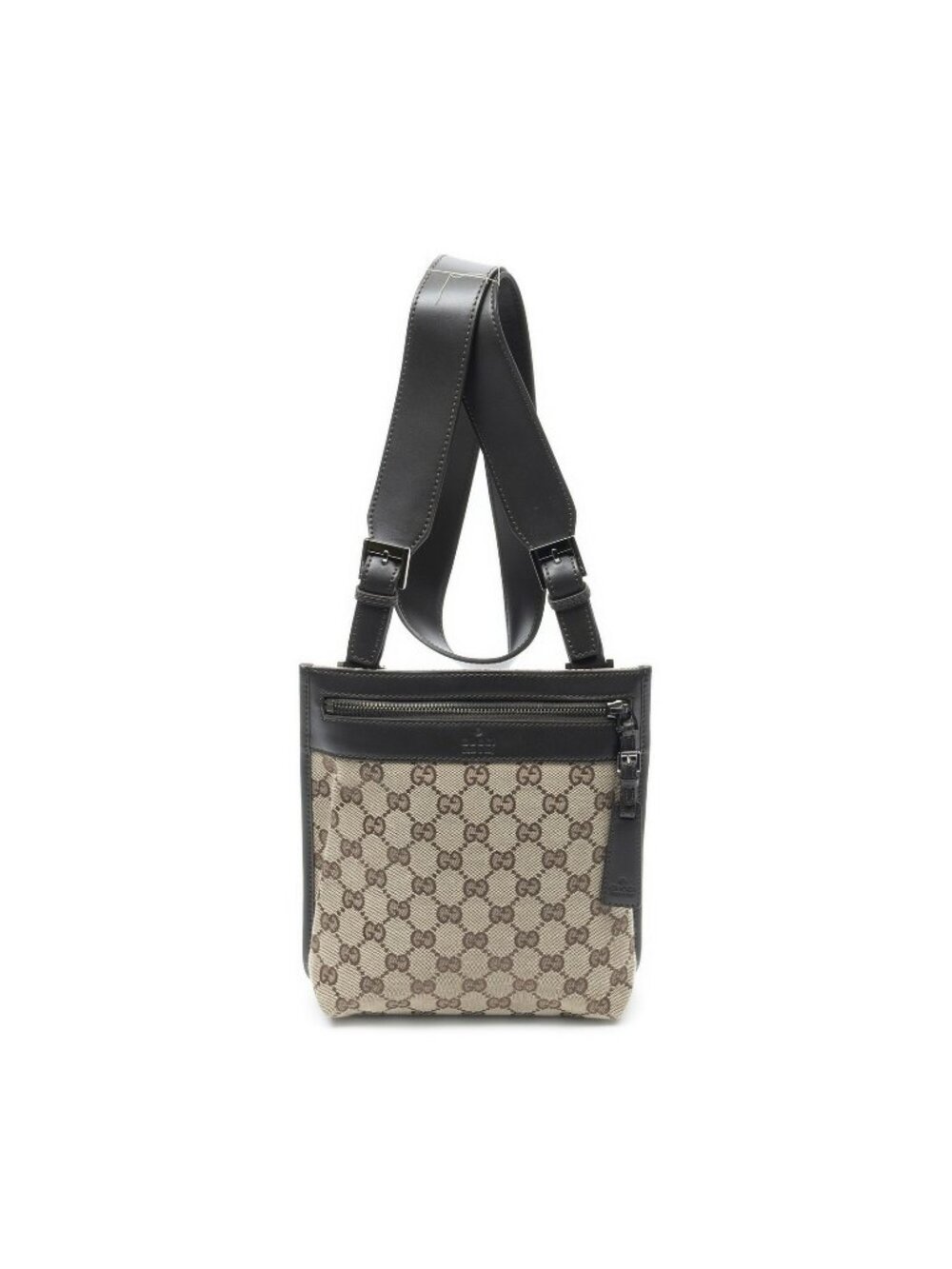 Gucci Sam Crossbody Dark Brown Beige GG Canvas